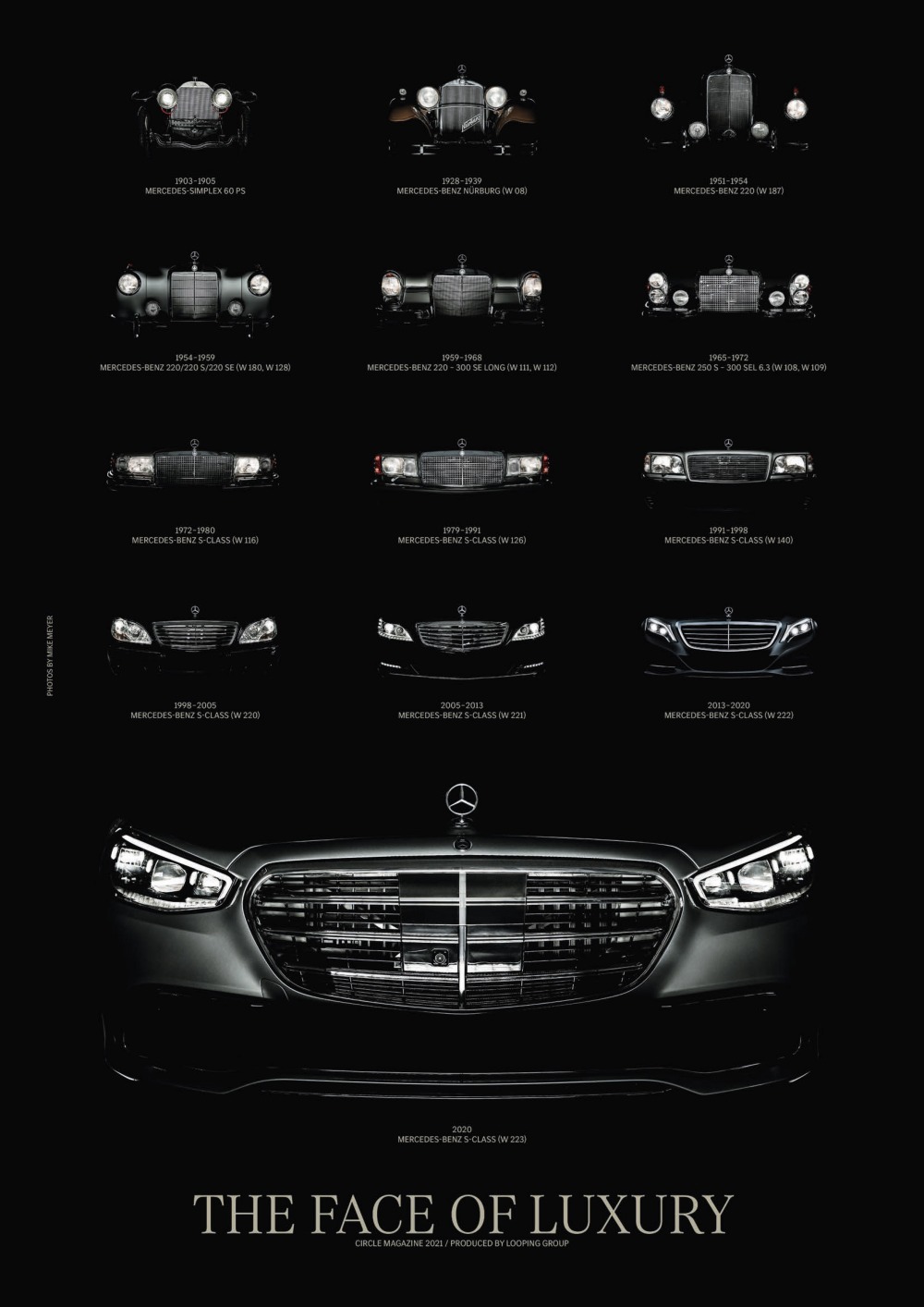the face of luxury   mercedes benz