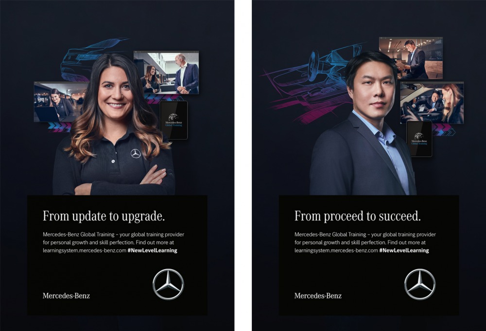 mercedes benz global campaign (5 images)