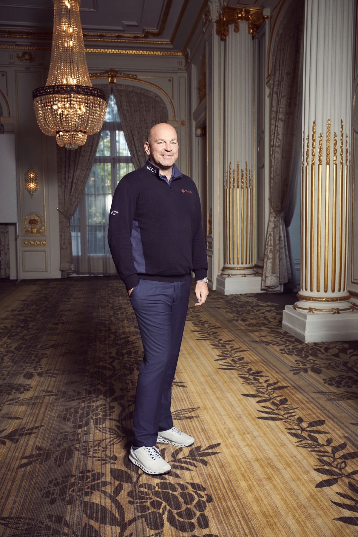 ecco thomas björn campaign waldorf astoria trianon palace versailles by Mike Meyer Photography