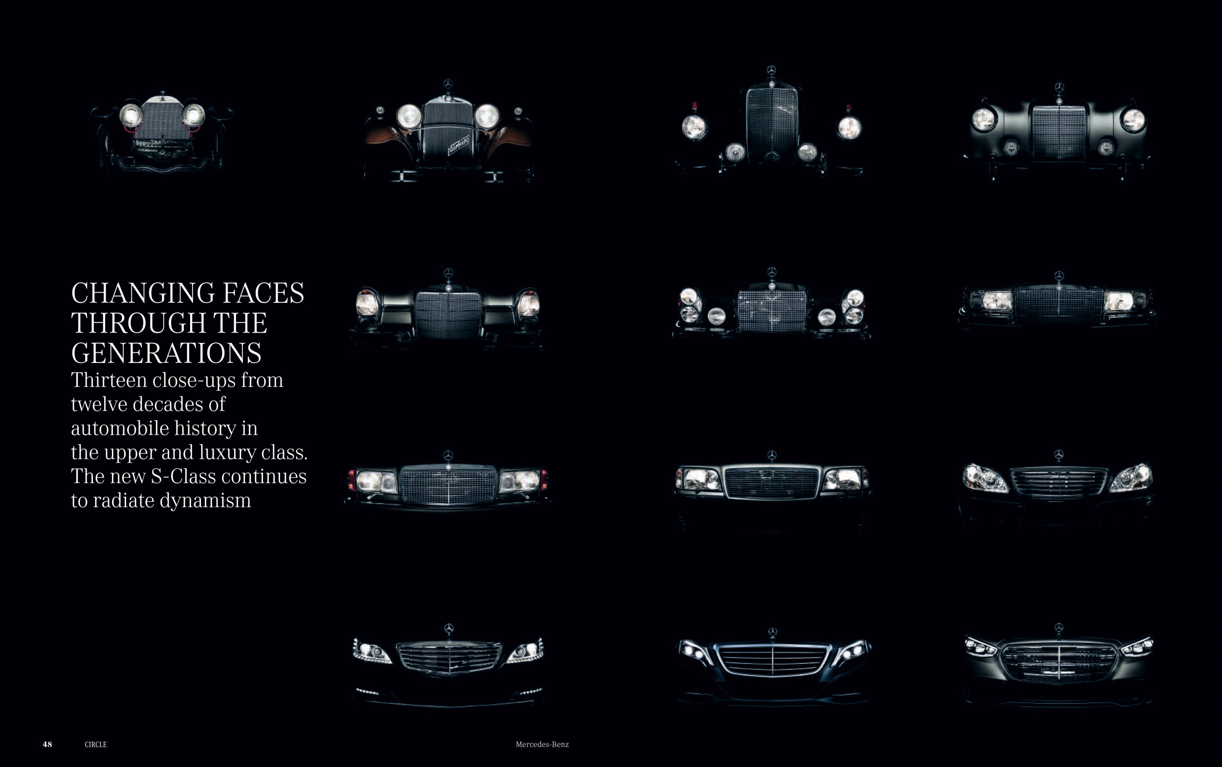 mercedes benz history of s class (11 images) by Mike Meyer Photography